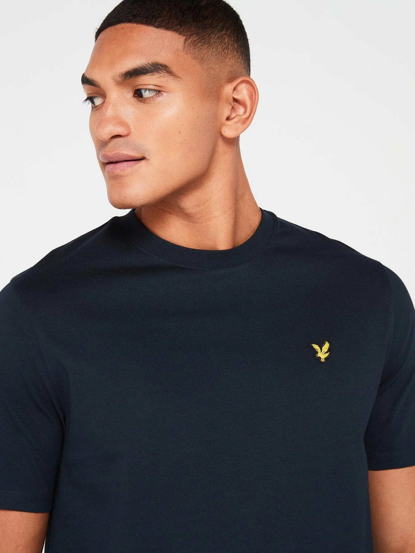 Lyle & Scott Lyle & Scott Scattered Eagles Backhit Relaxed Fit T-shirt - Navy