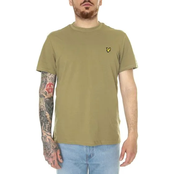 Lyle & Scott M' Crest Tipped T-Shirt Seaweed