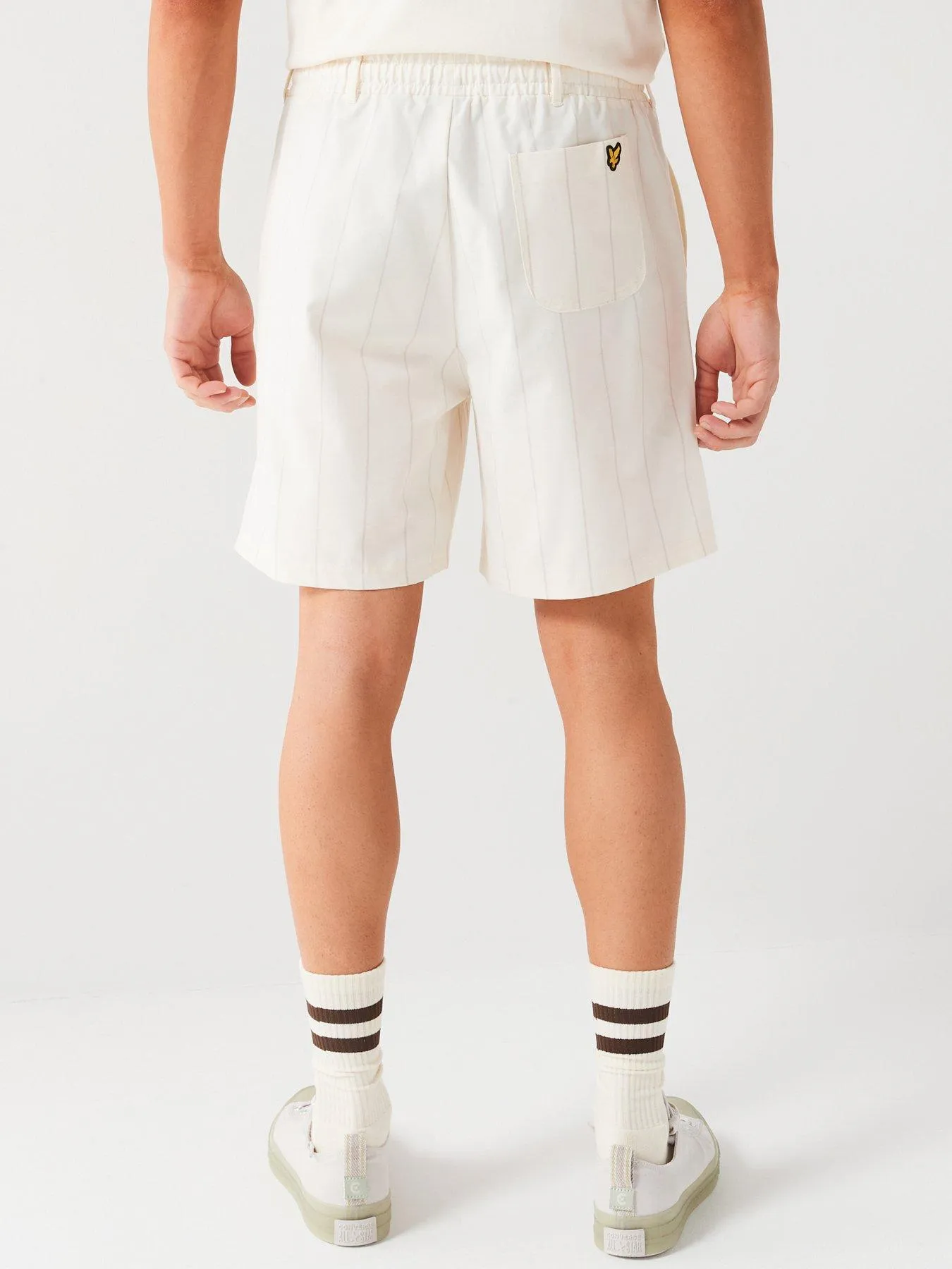 Lyle & Scott Pinstripe Shorts - Off White