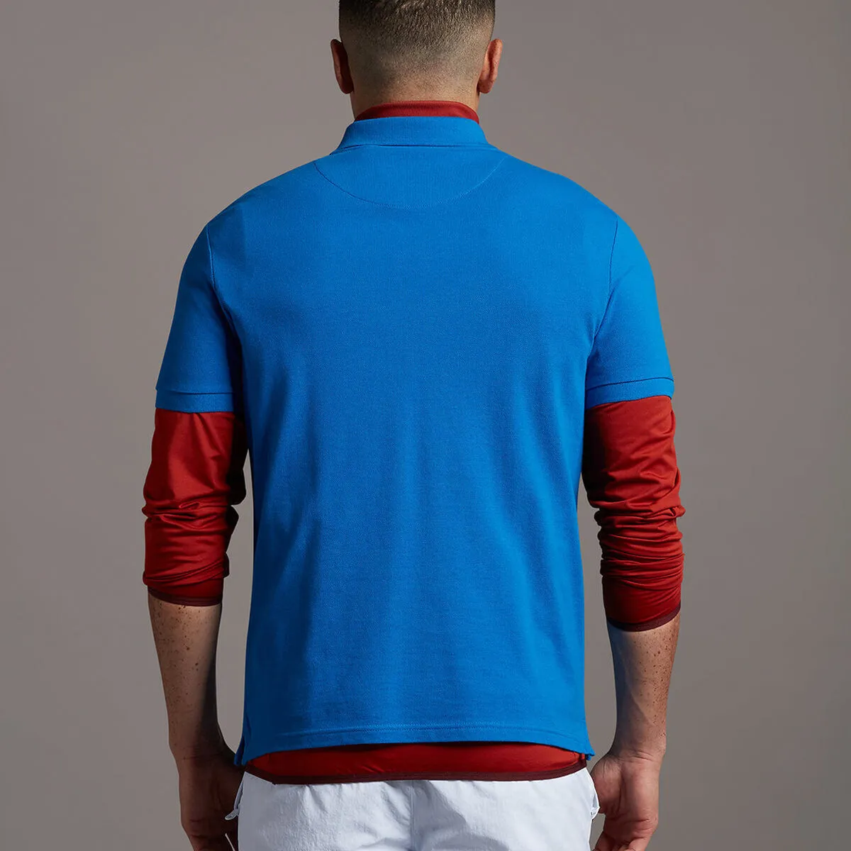 Lyle & Scott Plain Polo Shirt in Bright Cobalt