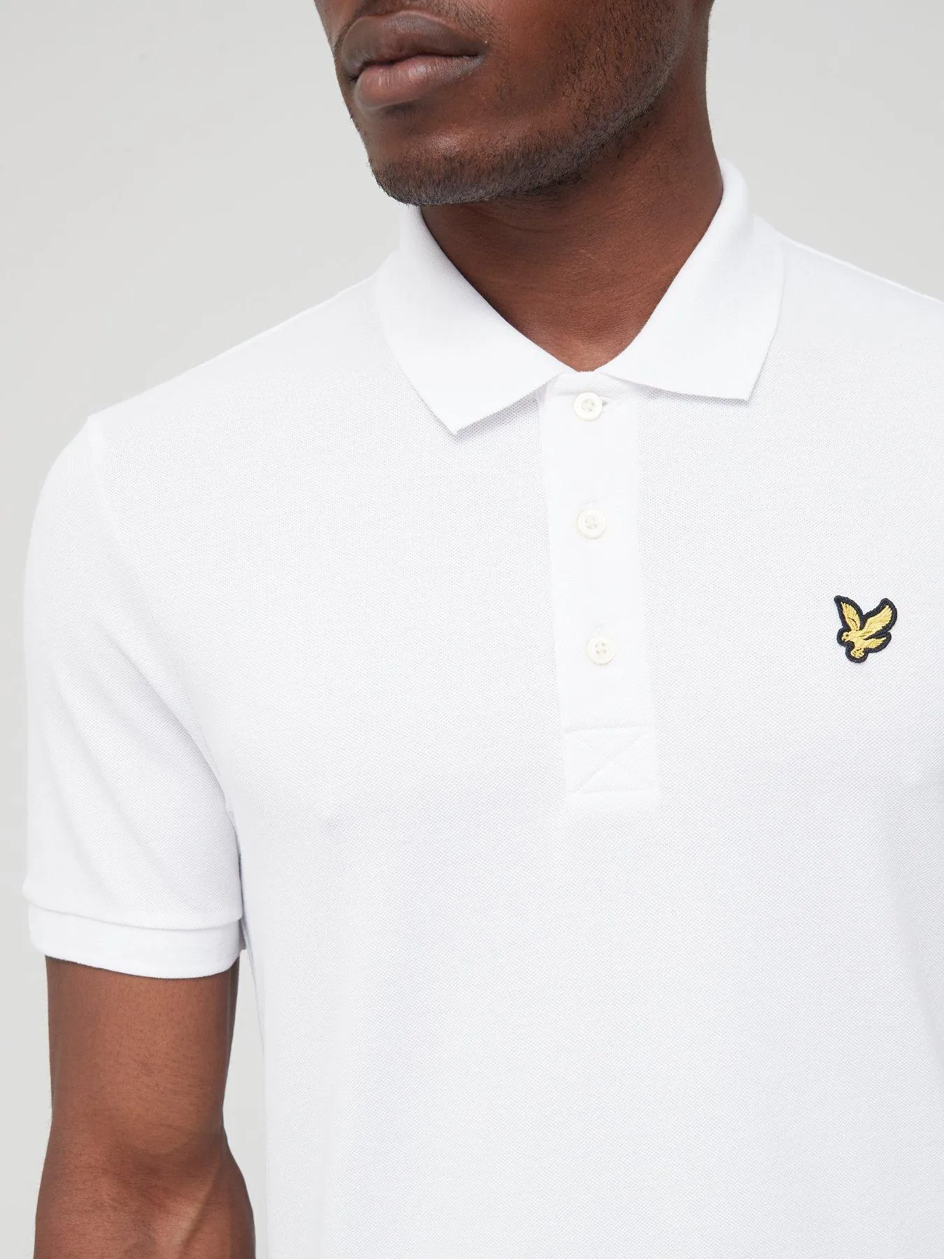 Lyle & Scott Plain Polo Shirt - White