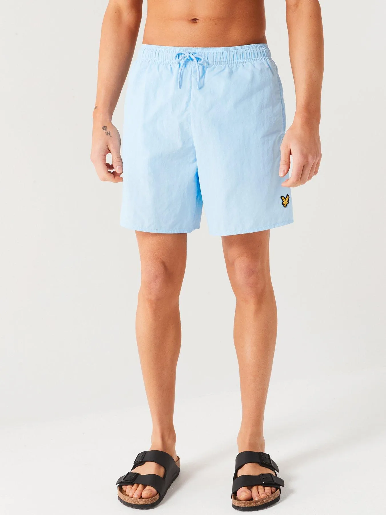 Lyle & Scott Plain Swim Shorts - Light Blue