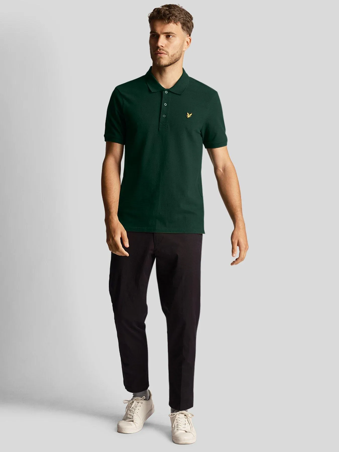 Lyle & Scott Regular Fit Logo Polo Shirt - Green