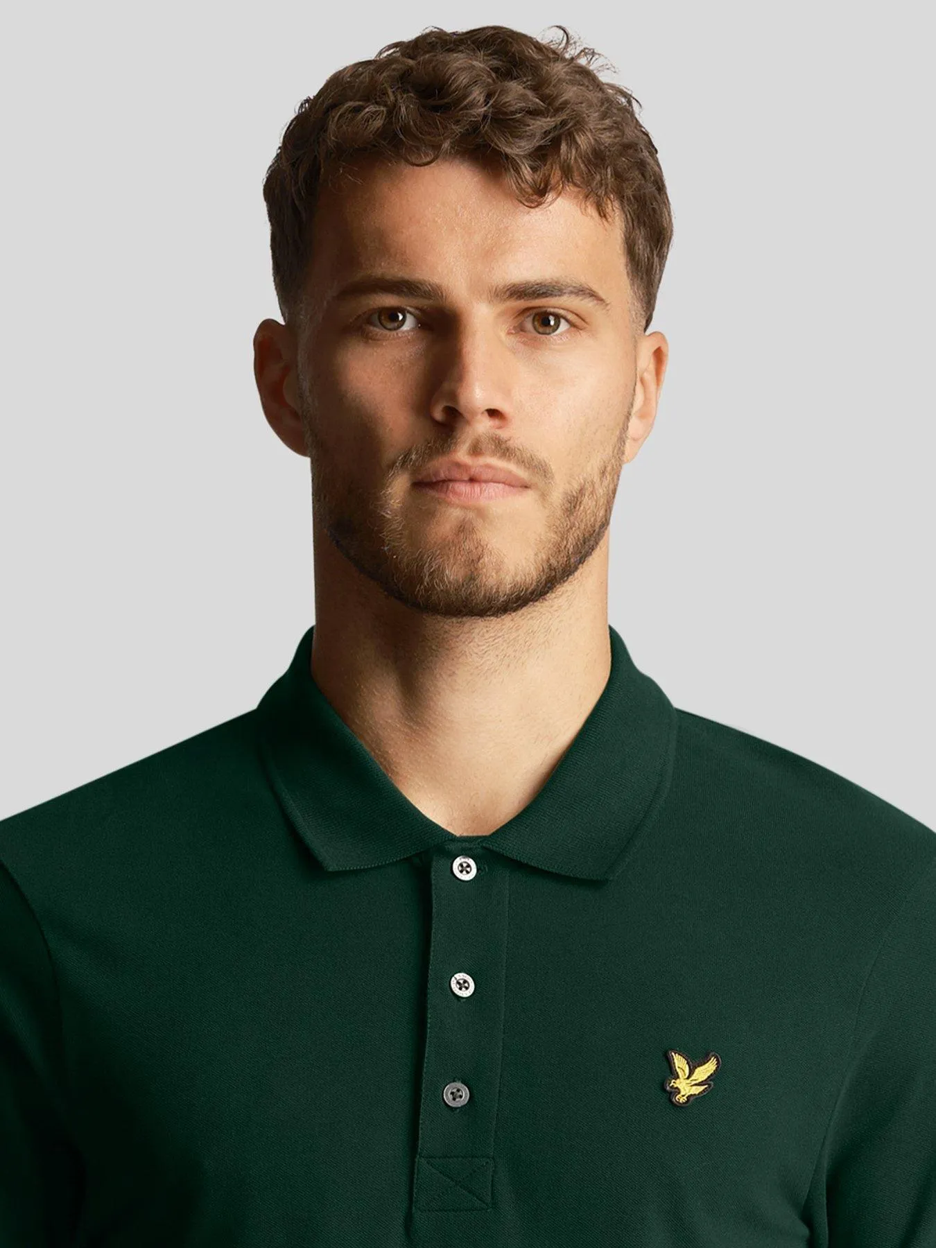 Lyle & Scott Regular Fit Logo Polo Shirt - Green