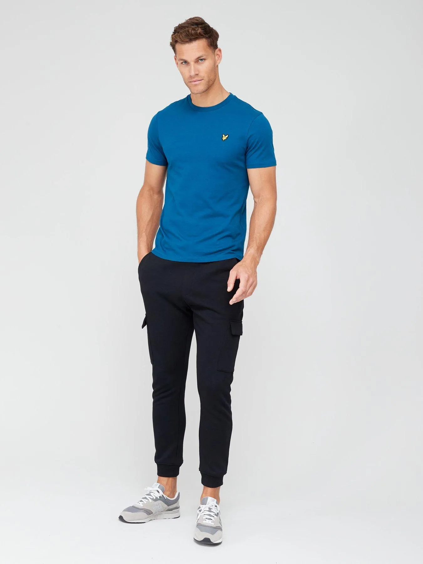 Lyle & Scott Regular Fit Plain T-Shirt - Navy