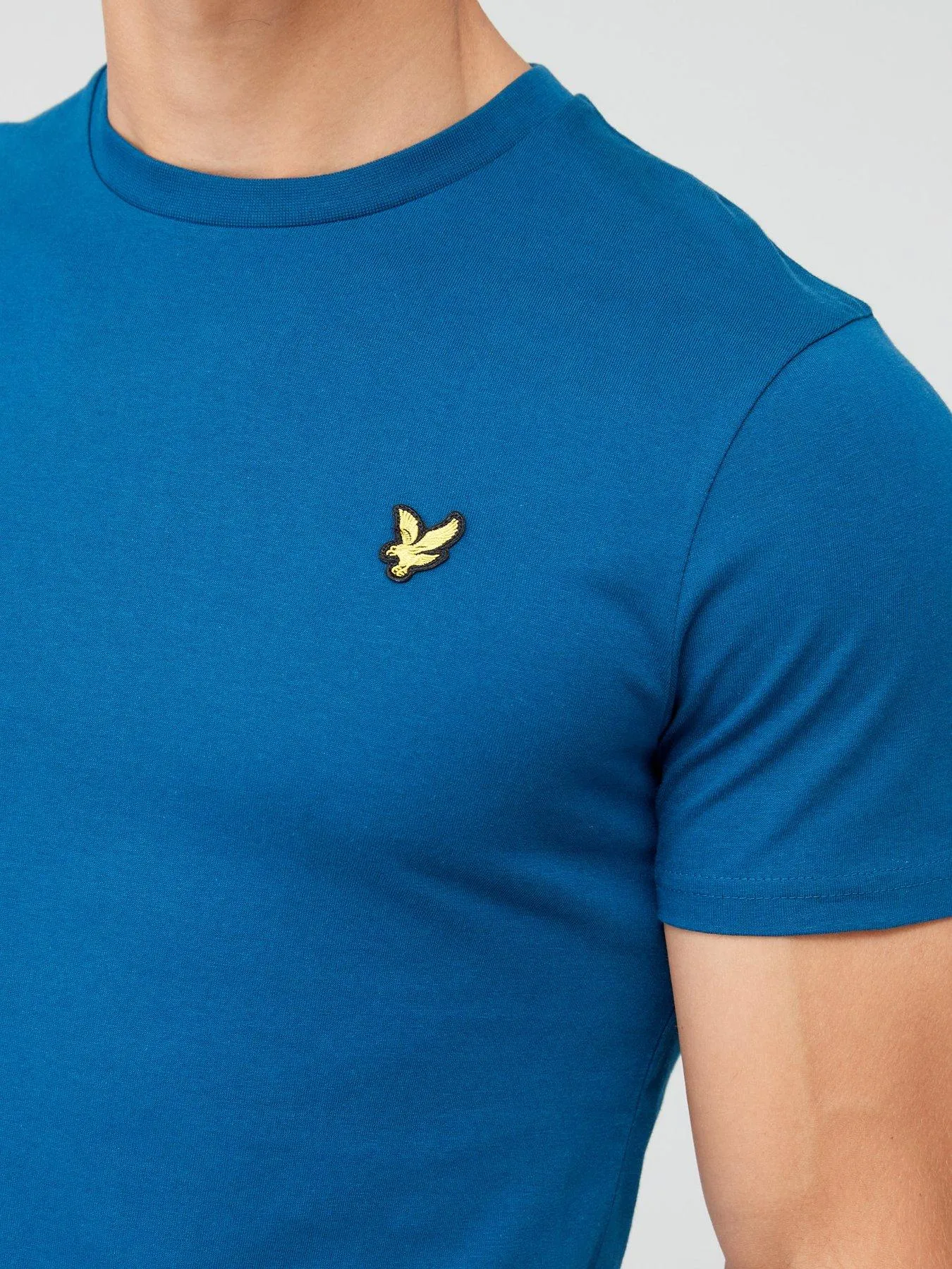 Lyle & Scott Regular Fit Plain T-Shirt - Navy