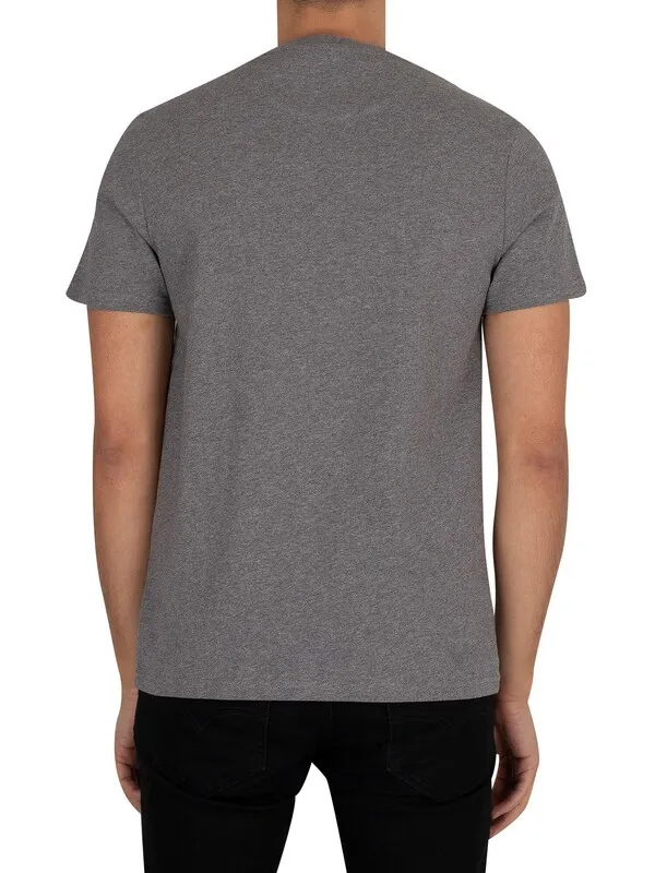 Lyle &amp; Scott Organic Cotton Plain T-Shirt - Mid Grey Marl