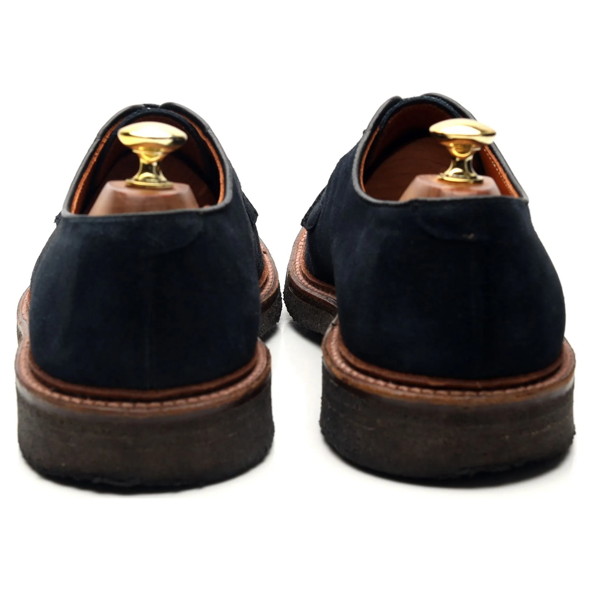 'M5405' Navy Blue Suede Derby UK 8 US 8.5 E