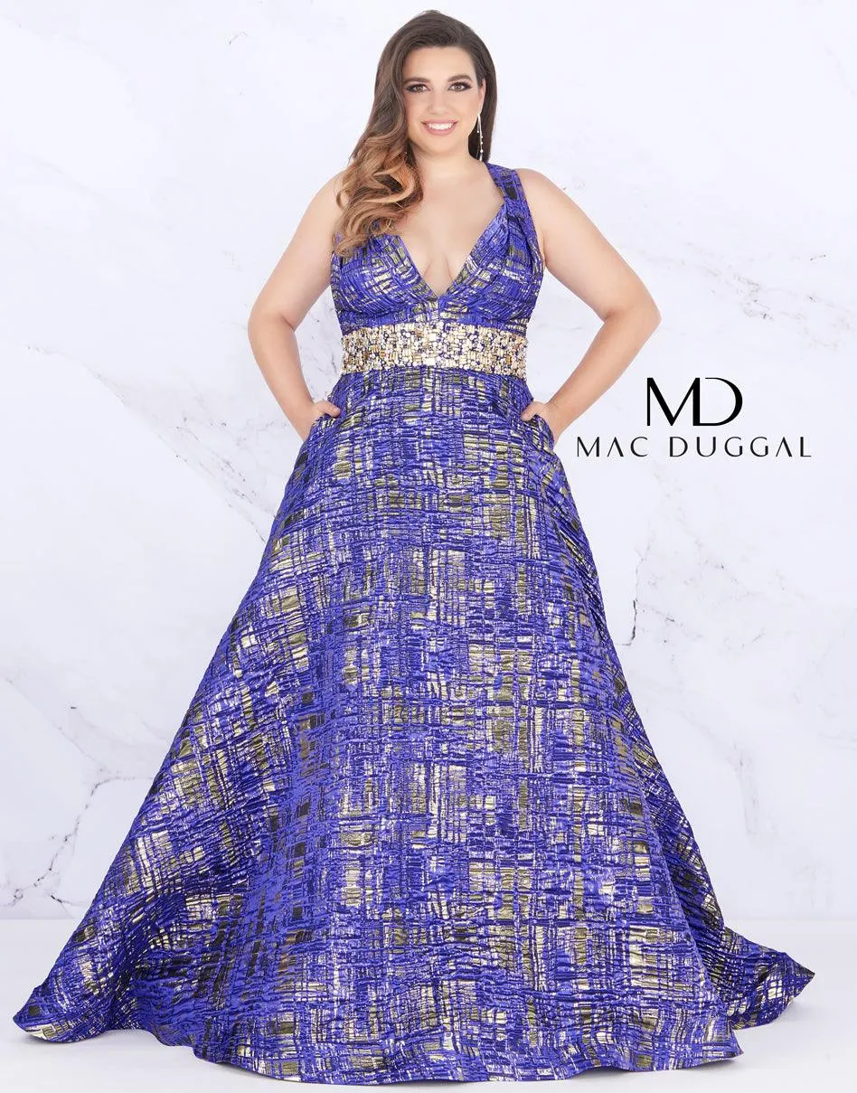 Mac Duggal 66793 Prom Long Dress Plus Size