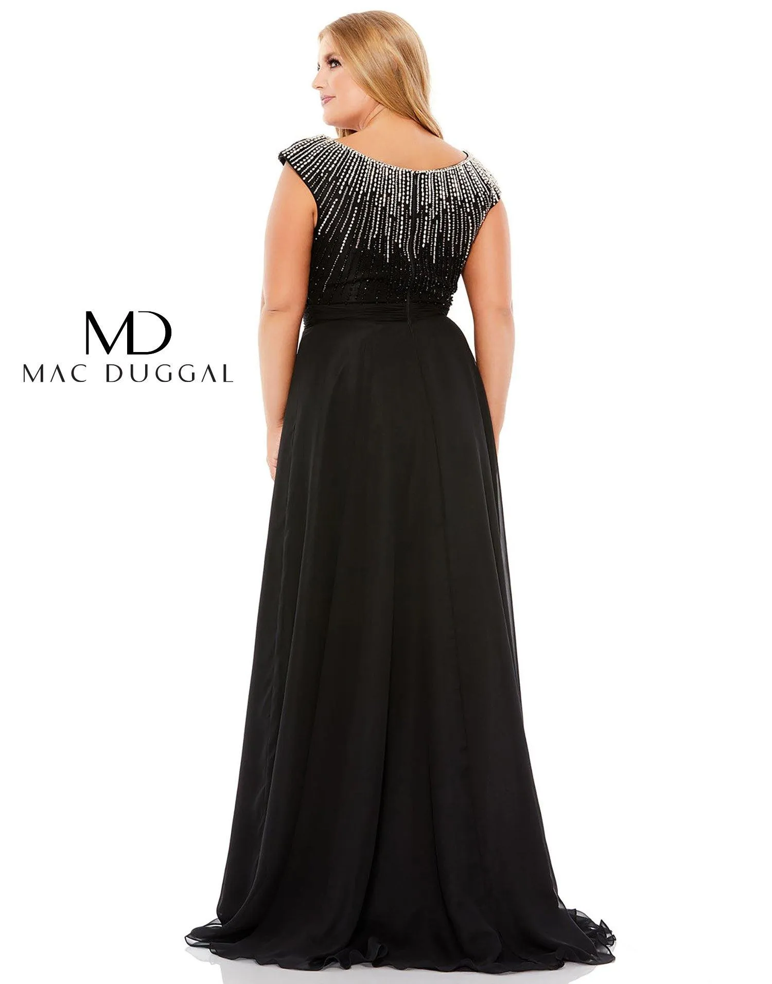 Mac Duggal 67735 Fabulouss Plus Size Long Dress