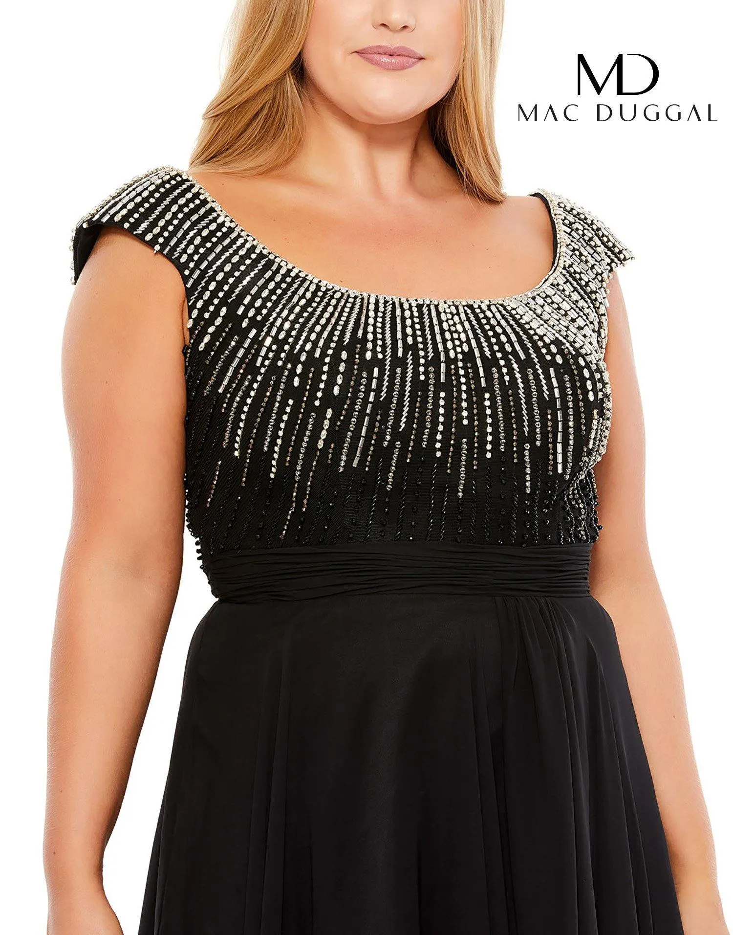 Mac Duggal 67735 Fabulouss Plus Size Long Dress