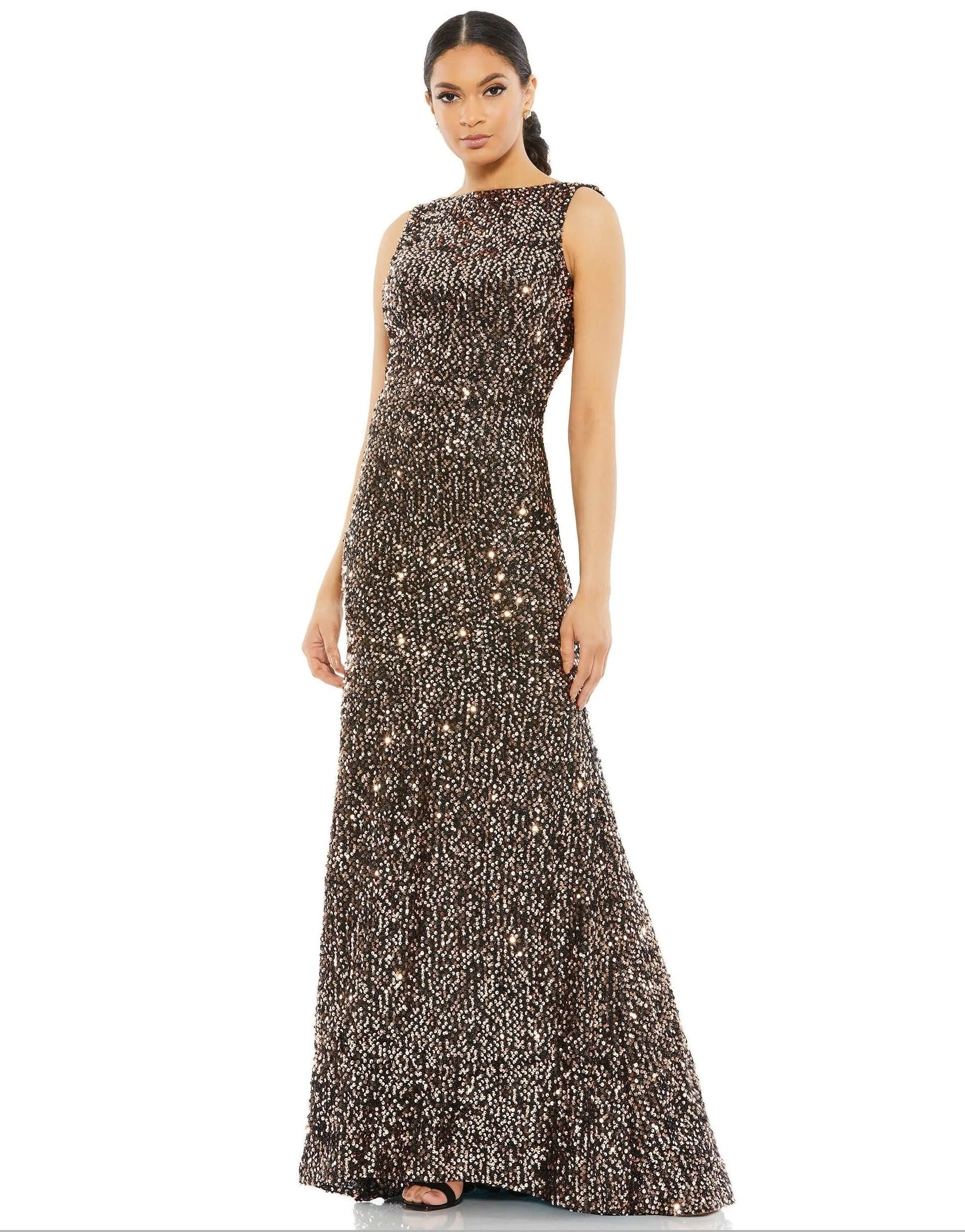 Mac Duggal Long Formal Sleeveless Evening Dress