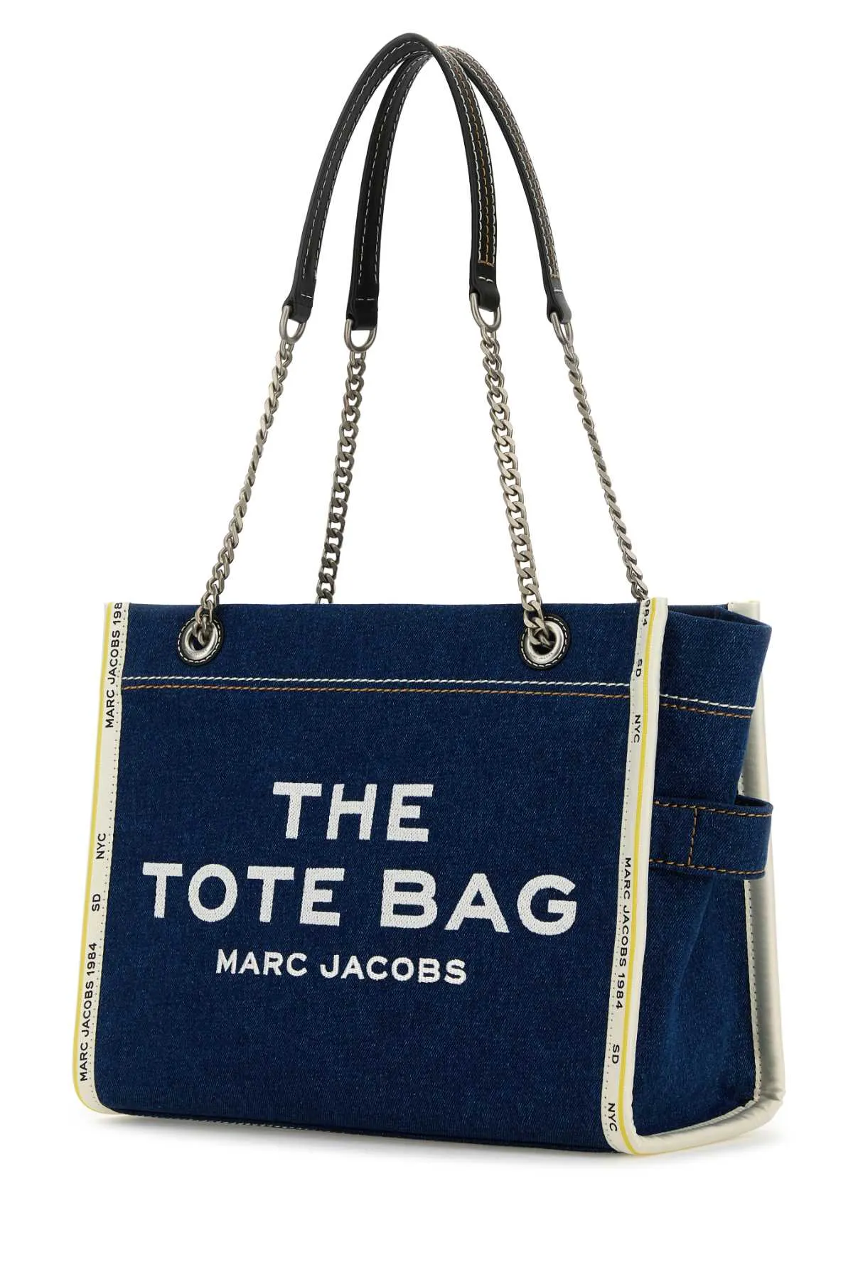 Marc Jacobs Denim Medium The Denim Chain Shoulder Bag