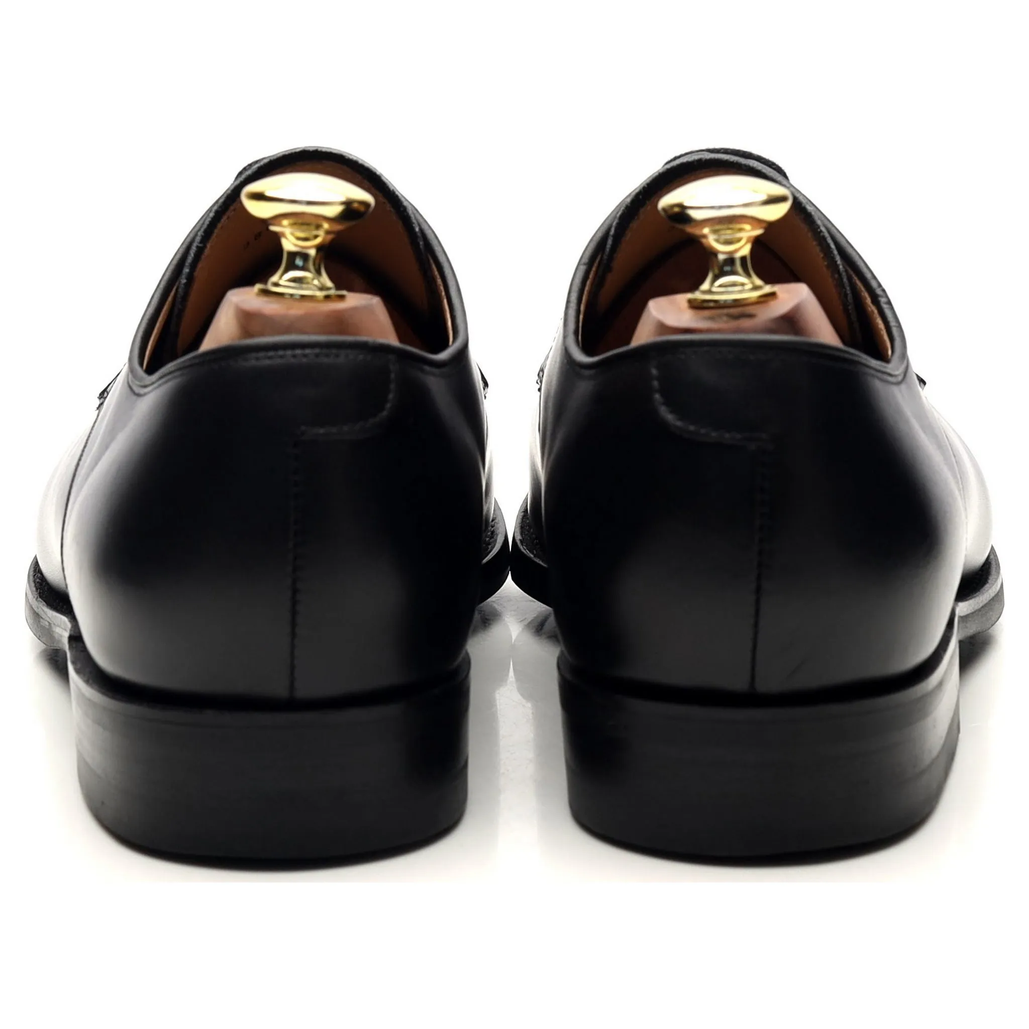 'March' Black Leather Derby UK 7.5 G