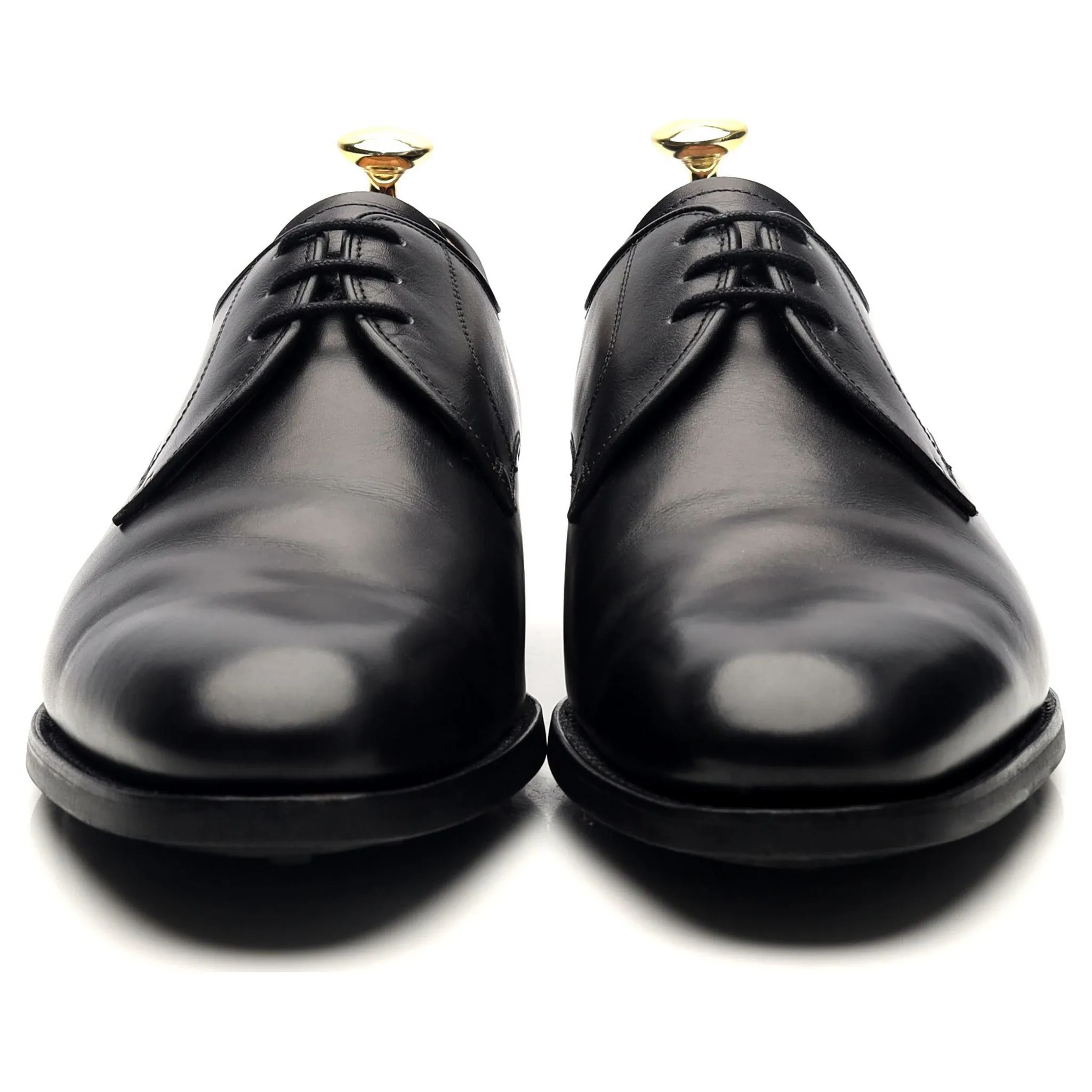 'March' Black Leather Derby UK 7.5 G