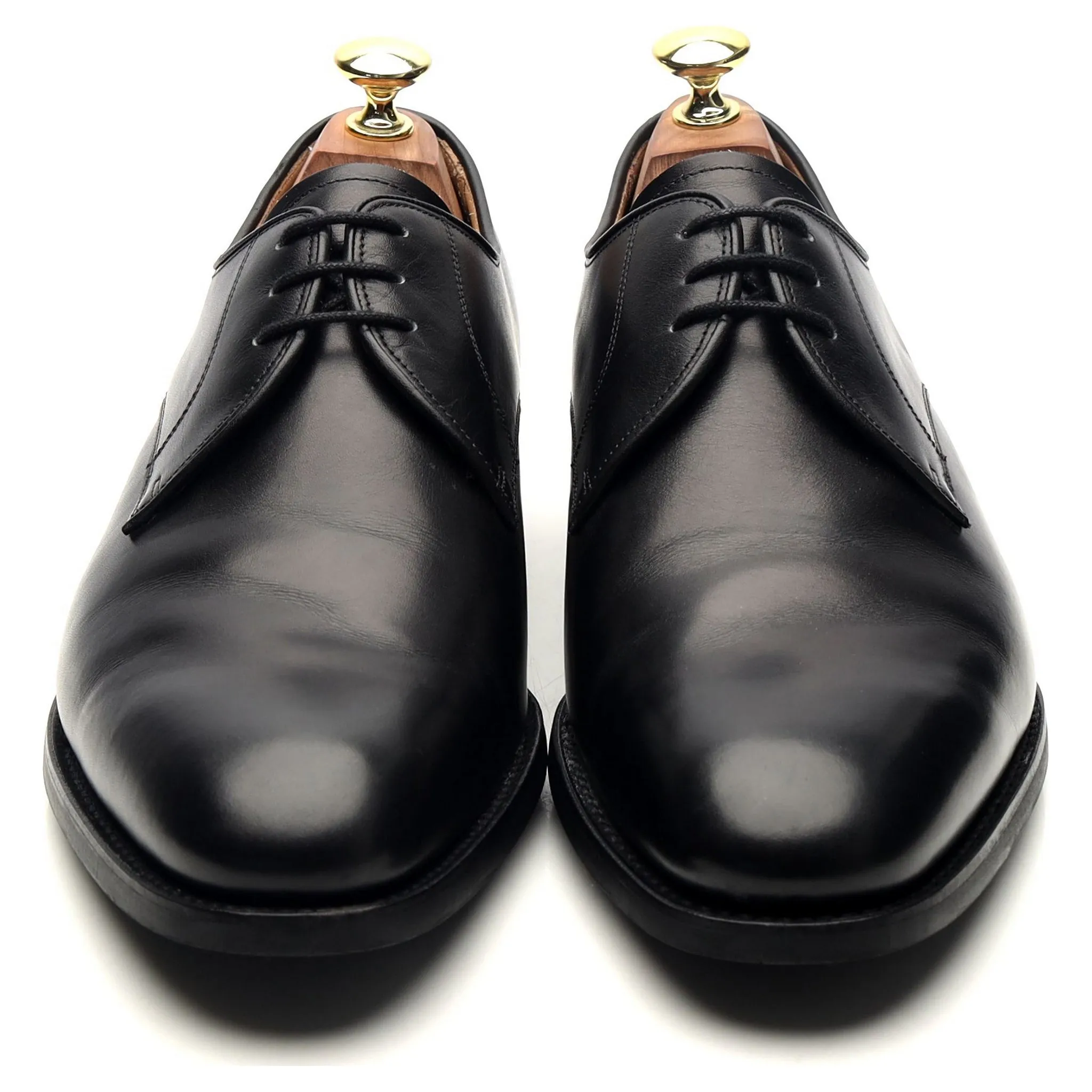 'March' Black Leather Derby UK 7.5 G