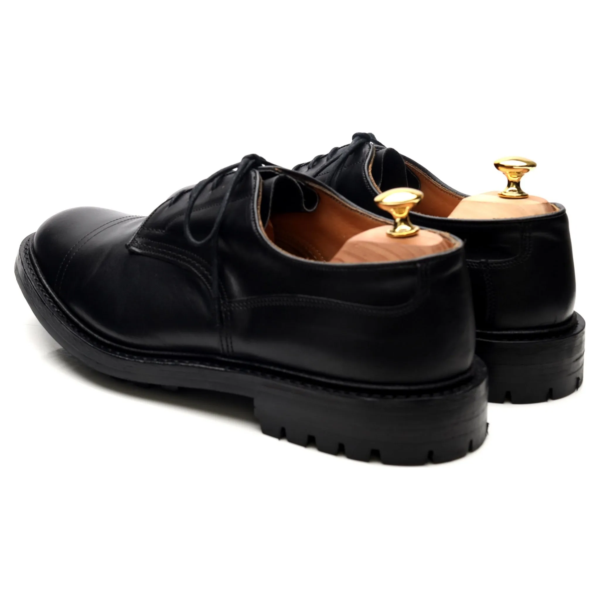 'Matlock' Black Leather Derby UK 10.5