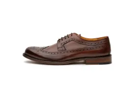 Medium Brown Brogue Derby D