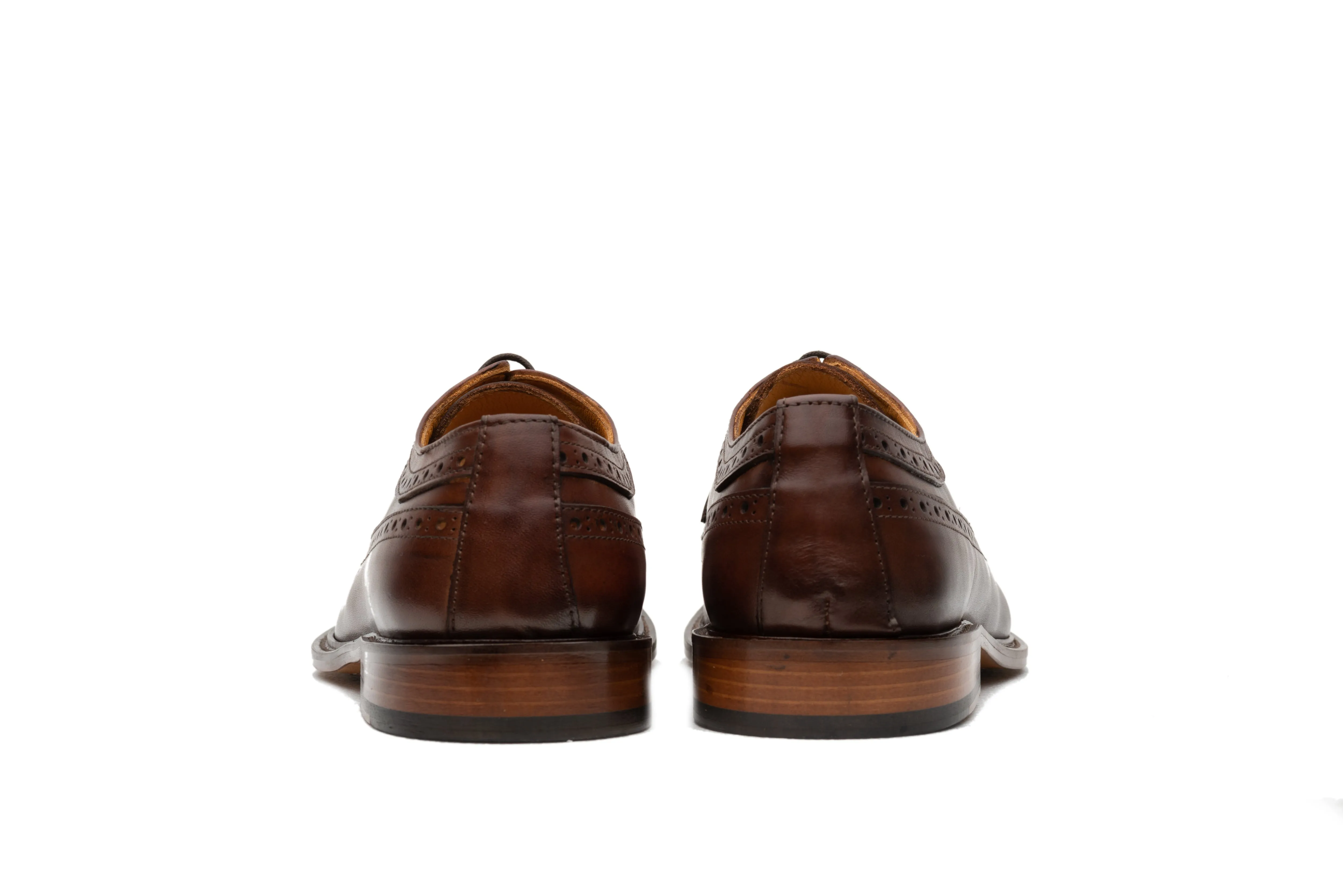 Medium Brown Brogue Derby D