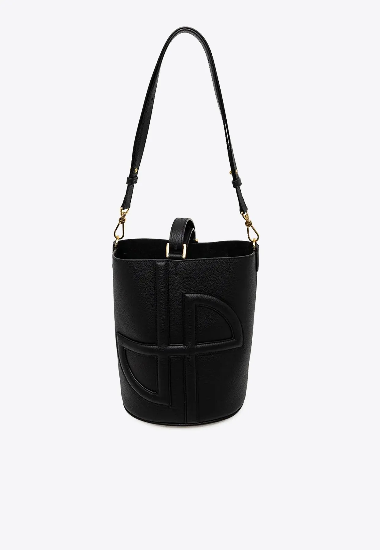 Medium JP Embossed Leather Bucket Bag