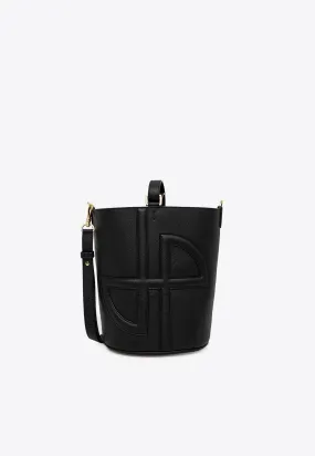 Medium JP Embossed Leather Bucket Bag