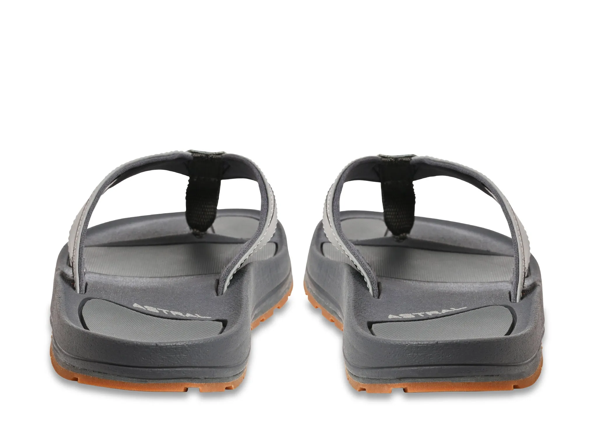 Men's Astral Filipe Flip Flops Color: Seagull Gray