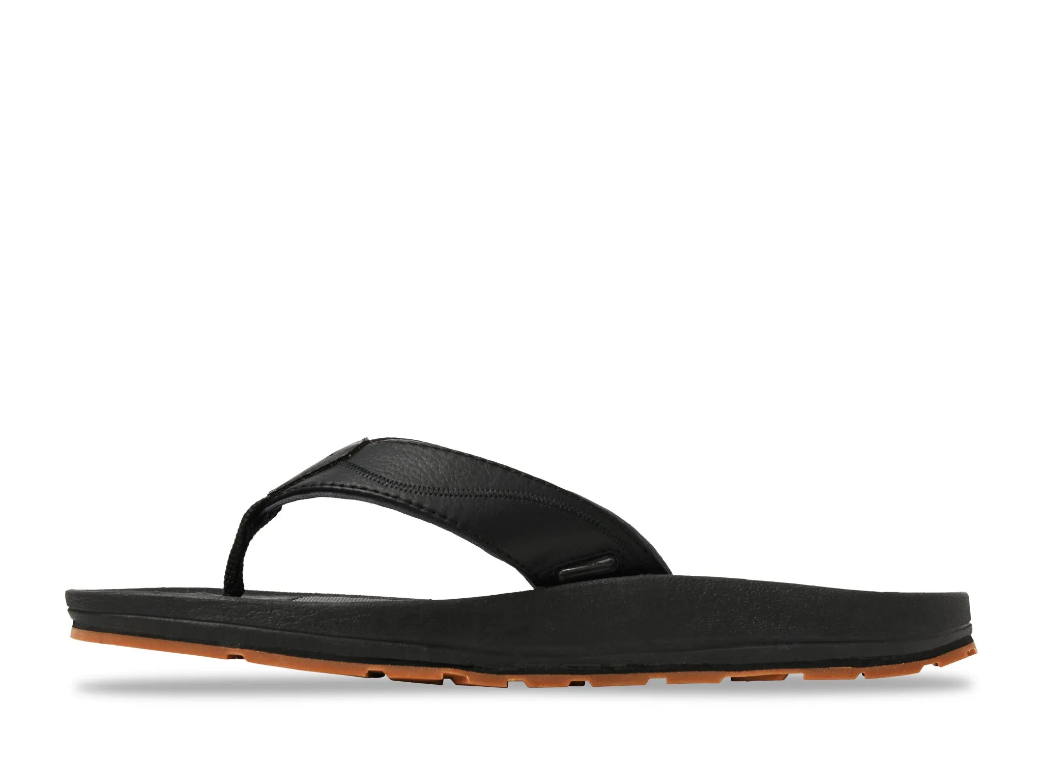 Men's Astral Filipe Flip Flops Color: Space Black