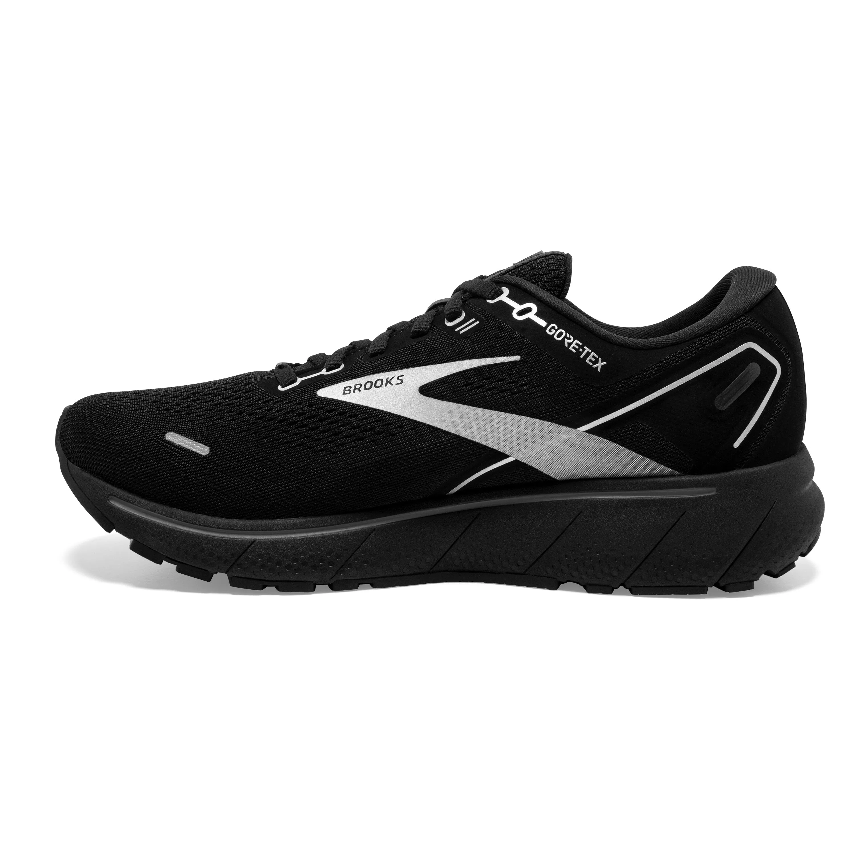 Men's Brooks Ghost 14 GTX Color: Black/Black/Ebony