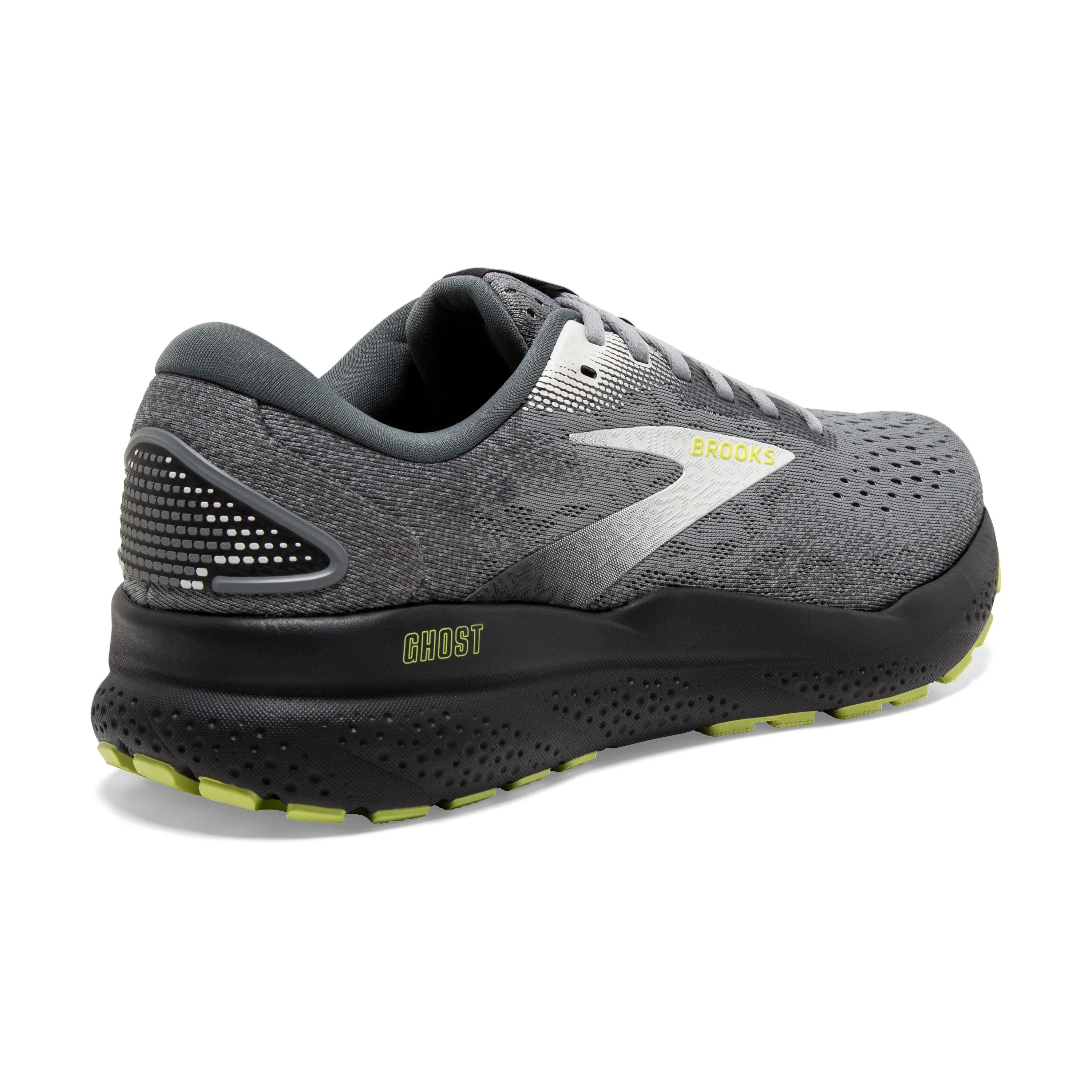 Men's Brooks Ghost 16 Color: Primer / Grey / Lime