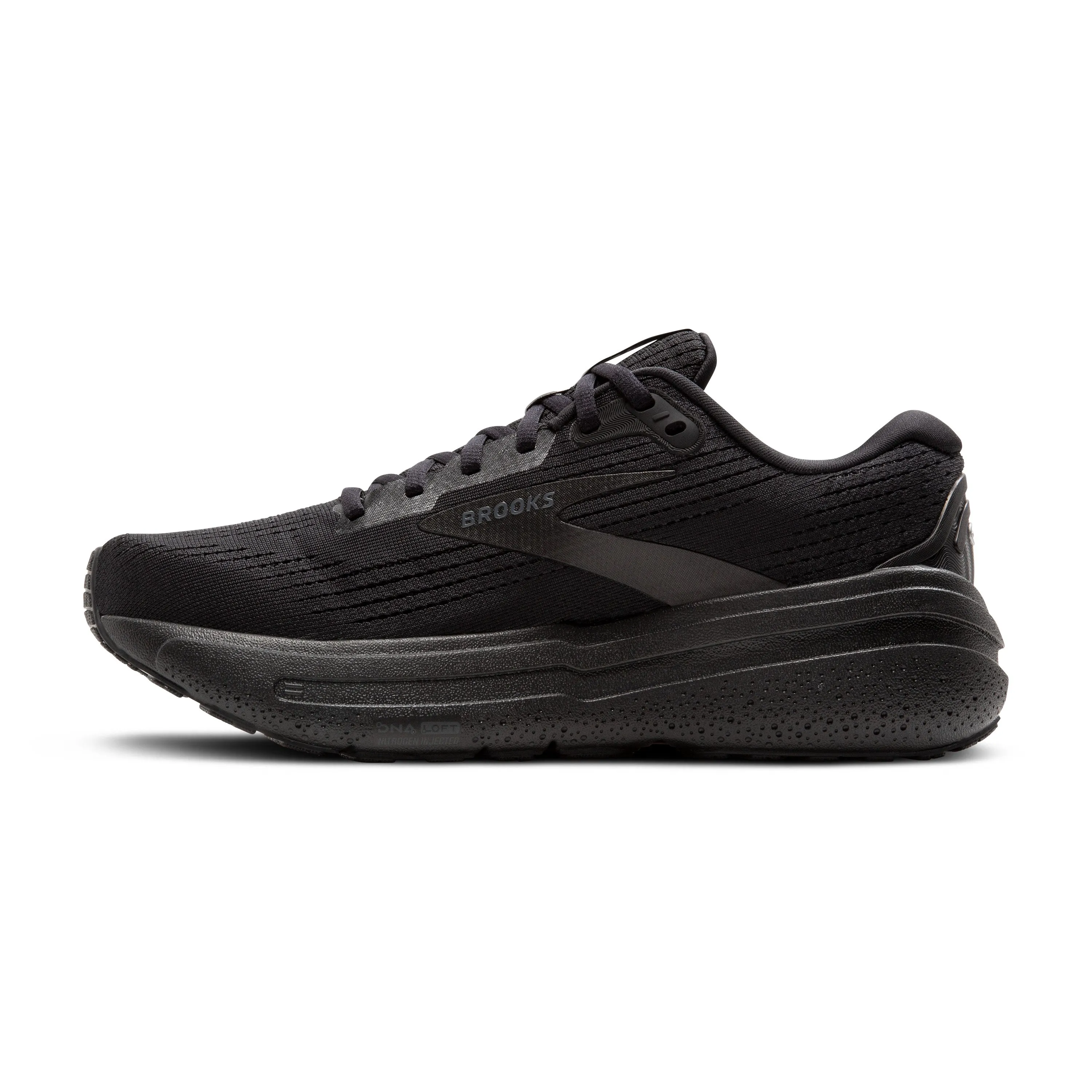 Men's Brooks Ghost Max 2 Color: Black/Black/Ebony (EXTRA WIDE WIDTH)