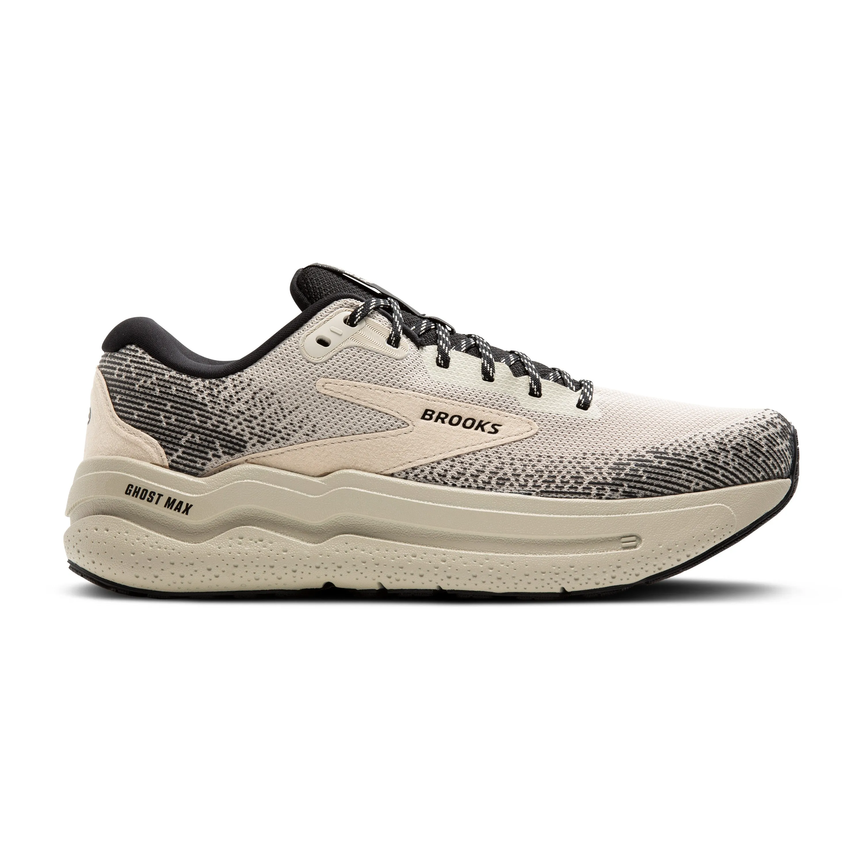 Men's Brooks Ghost Max 2 Color: Pelican/Pelican/Black