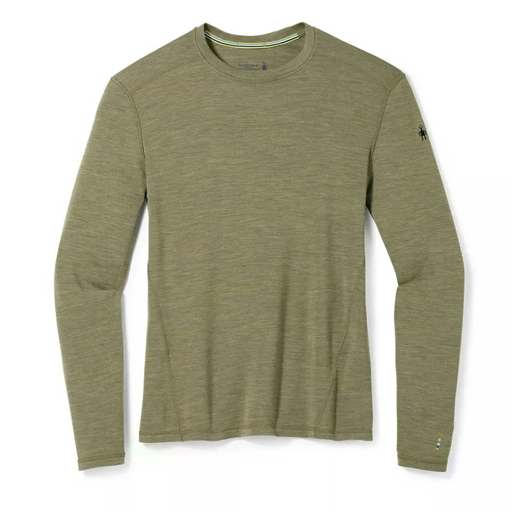 Men's Classic Thermal Merino Base Layer Crew - Winter Moss Heather