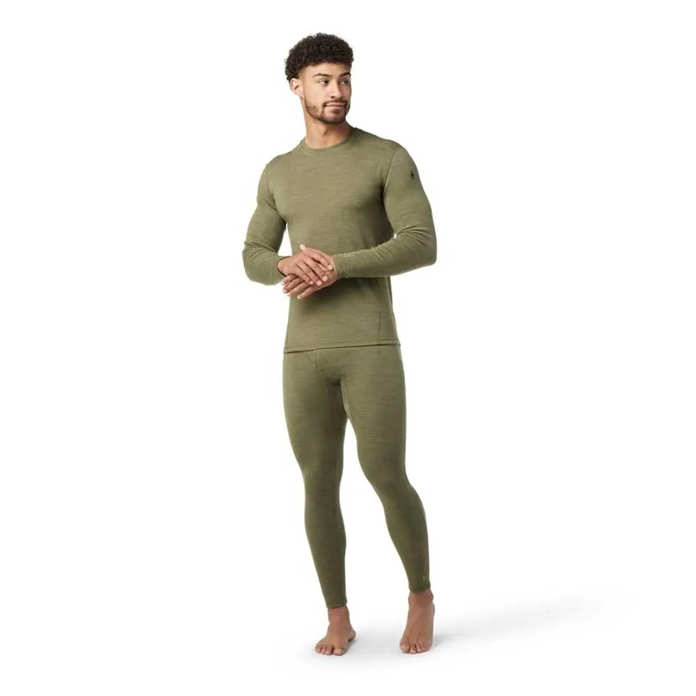 Men's Classic Thermal Merino Base Layer Crew - Winter Moss Heather