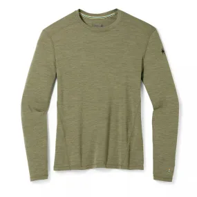 Men's Classic Thermal Merino Base Layer Crew - Winter Moss Heather