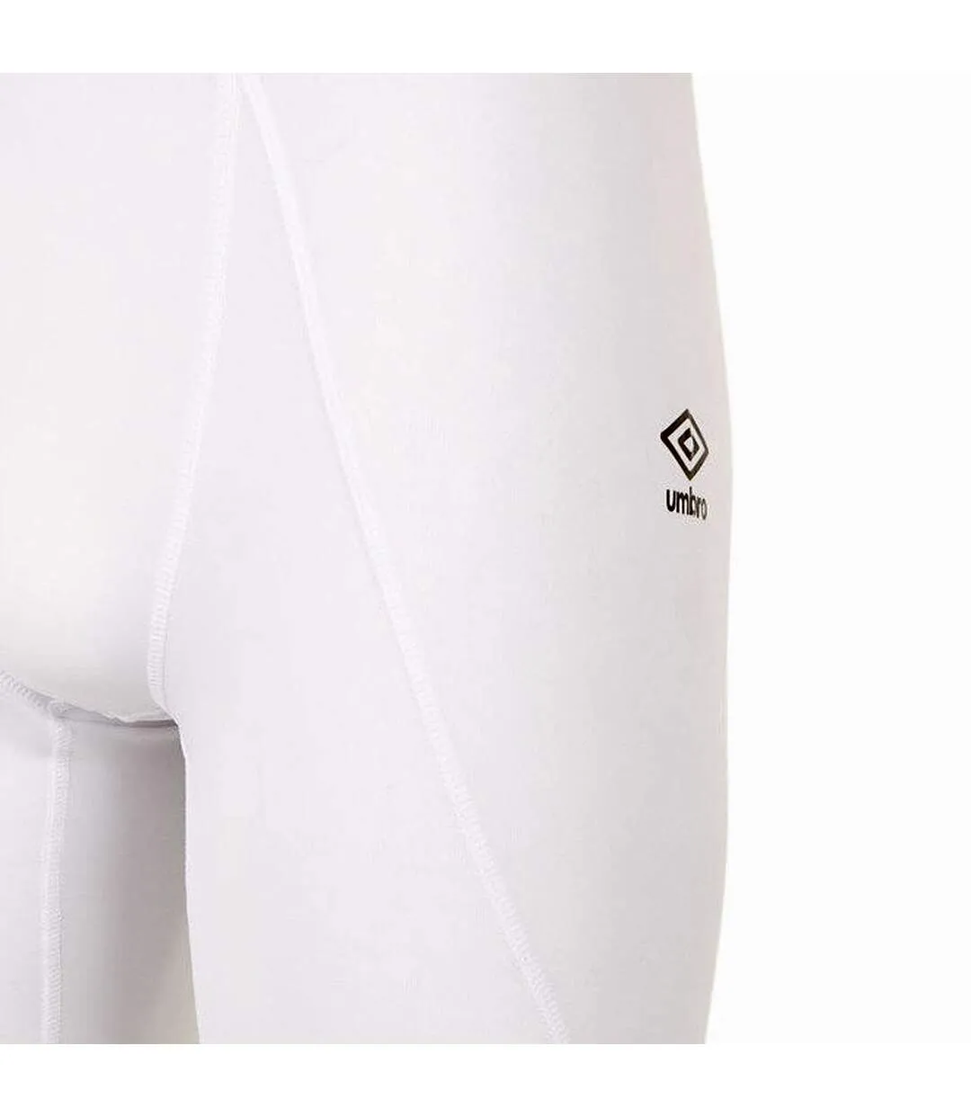 Mens core power logo base layer shorts white Umbro