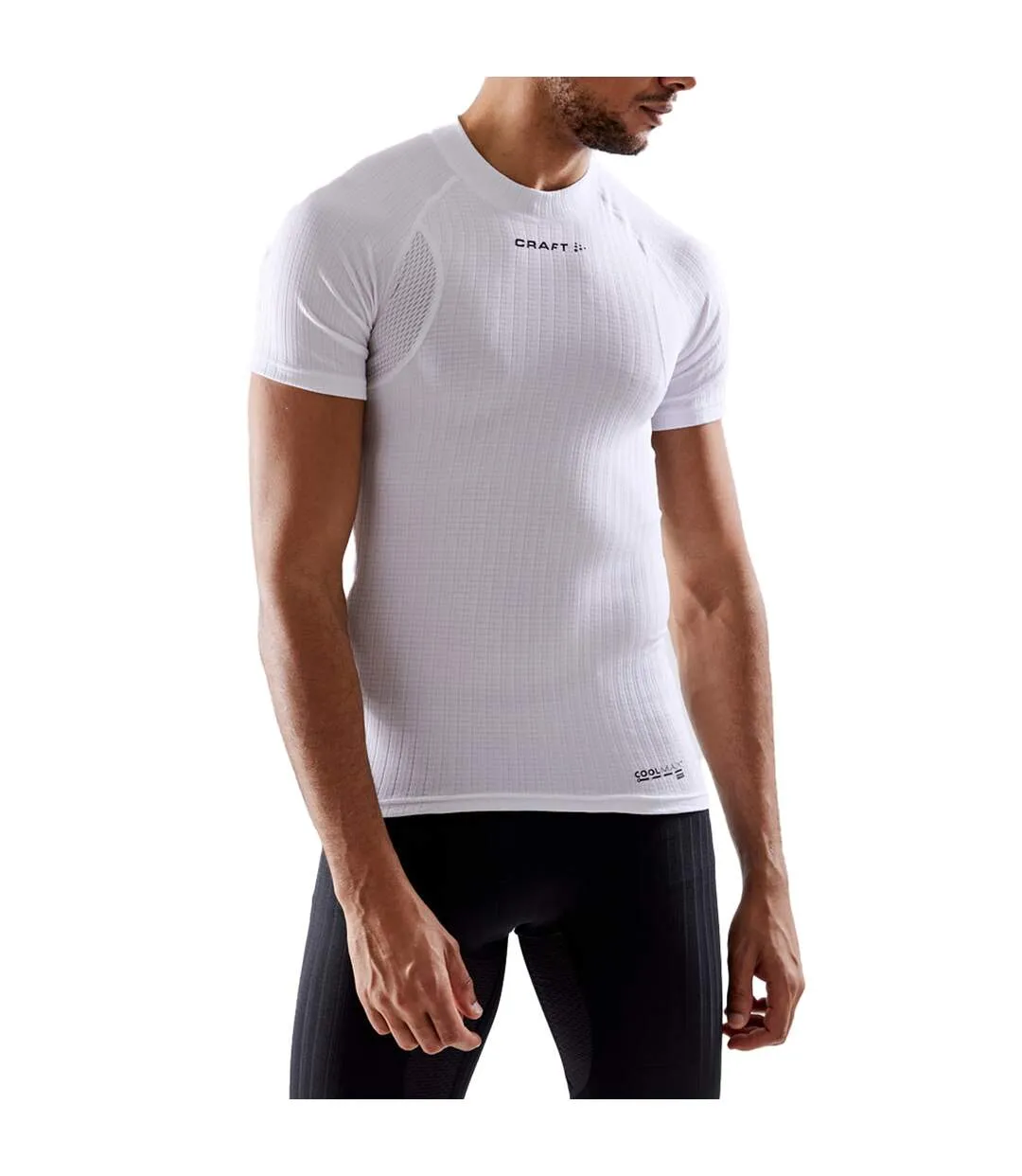 Mens extreme x base layer top white Craft