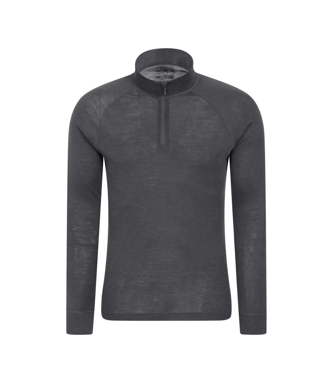 Mens merino ii base layer top grey Mountain Warehouse