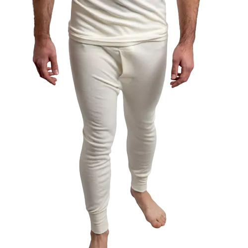 Mens Merino Wool Blend Long Johns Thermal Pants Underwear Thermals Base Layer