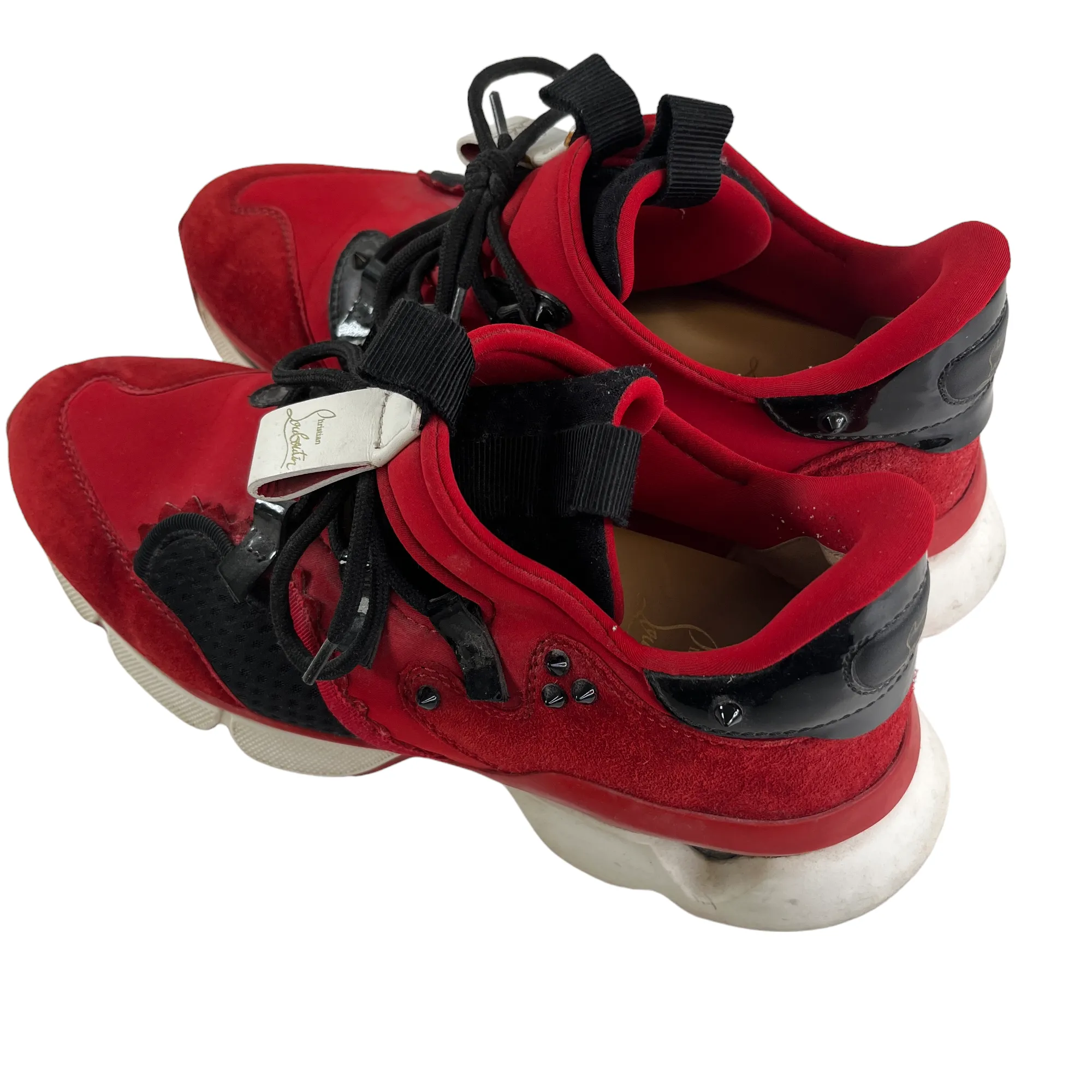 Men's Red Runner High Trainers Red Size EU 42.5 / UK 8.5