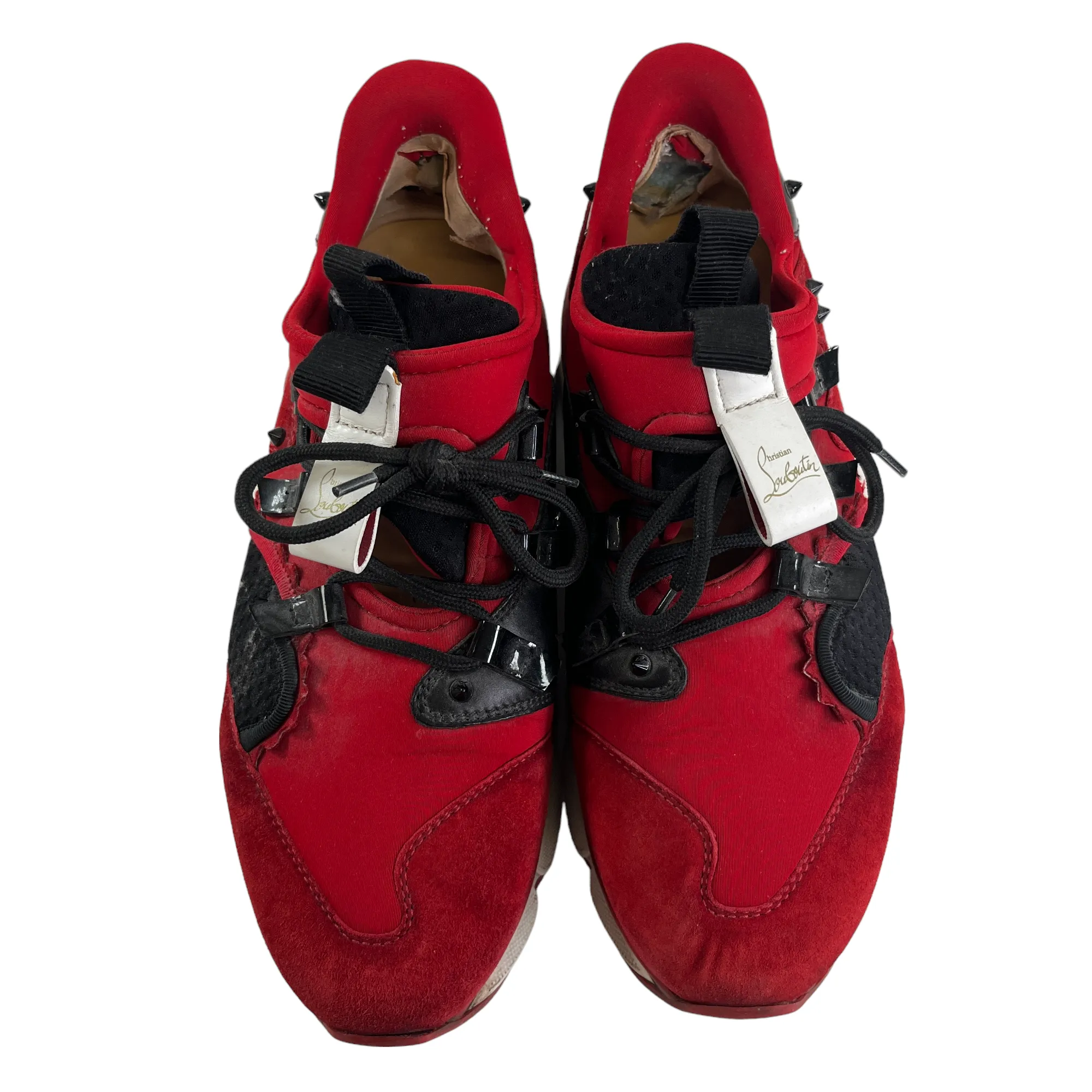 Men's Red Runner High Trainers Red Size EU 42.5 / UK 8.5