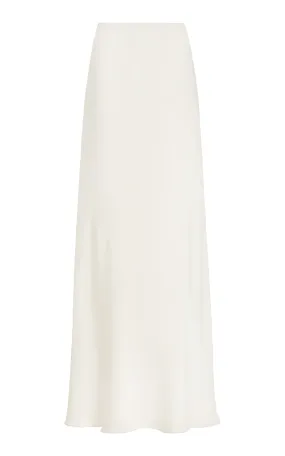 Michael Kors Collection Satin-Charmeuse Maxi Skirt