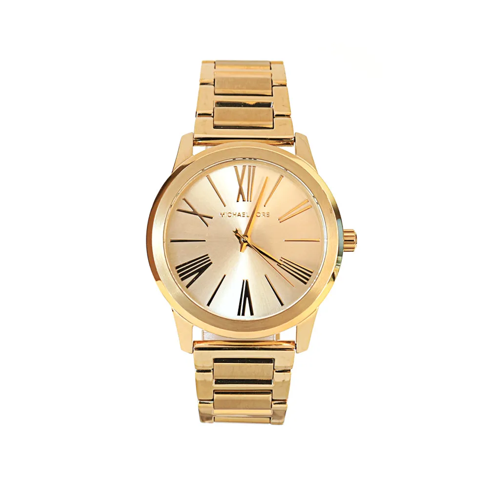 Michael Kors Ladies Watch Hartman Collection Gold Tone