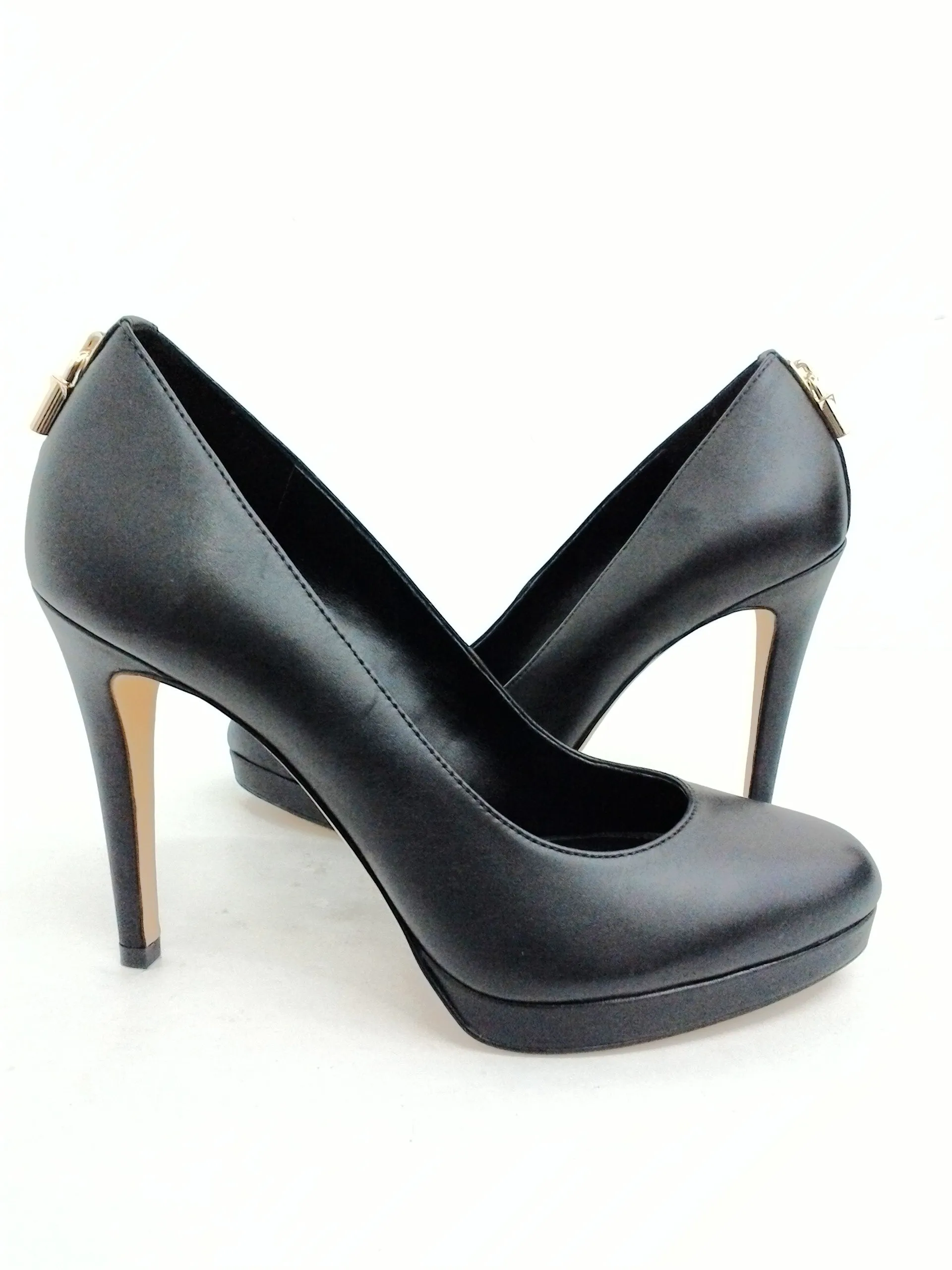 Michael Kors Women's Black Leather Heels Size 6 M