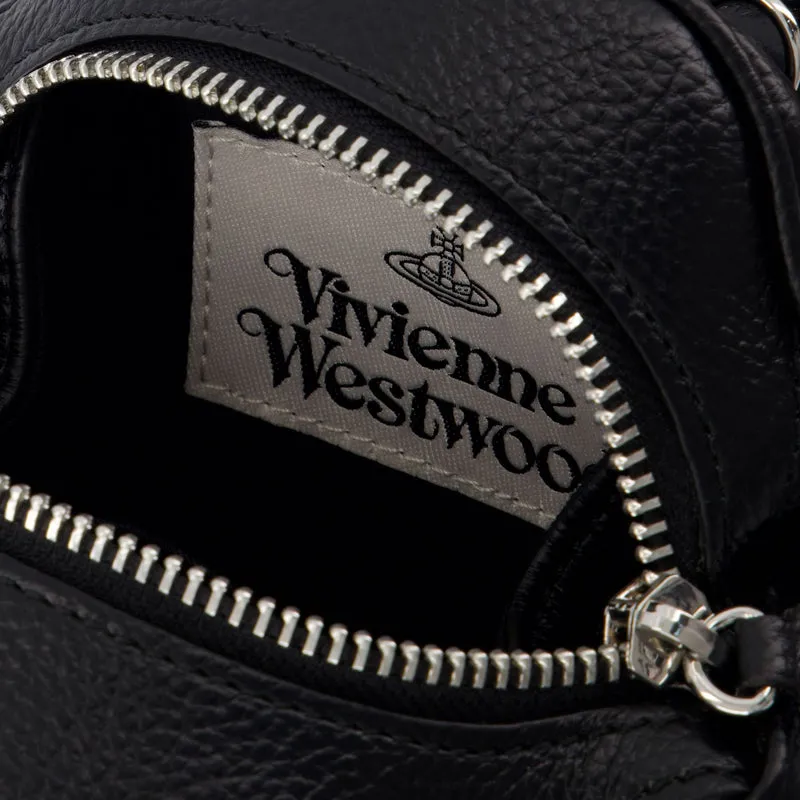 Mini Yasmine Purse - Vivienne Westwood - Leather - Black