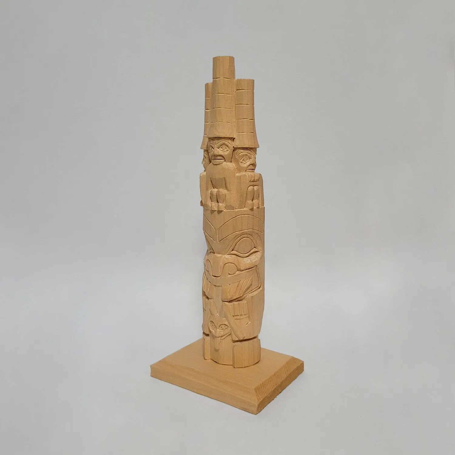 Miniature Haida Totem Poles