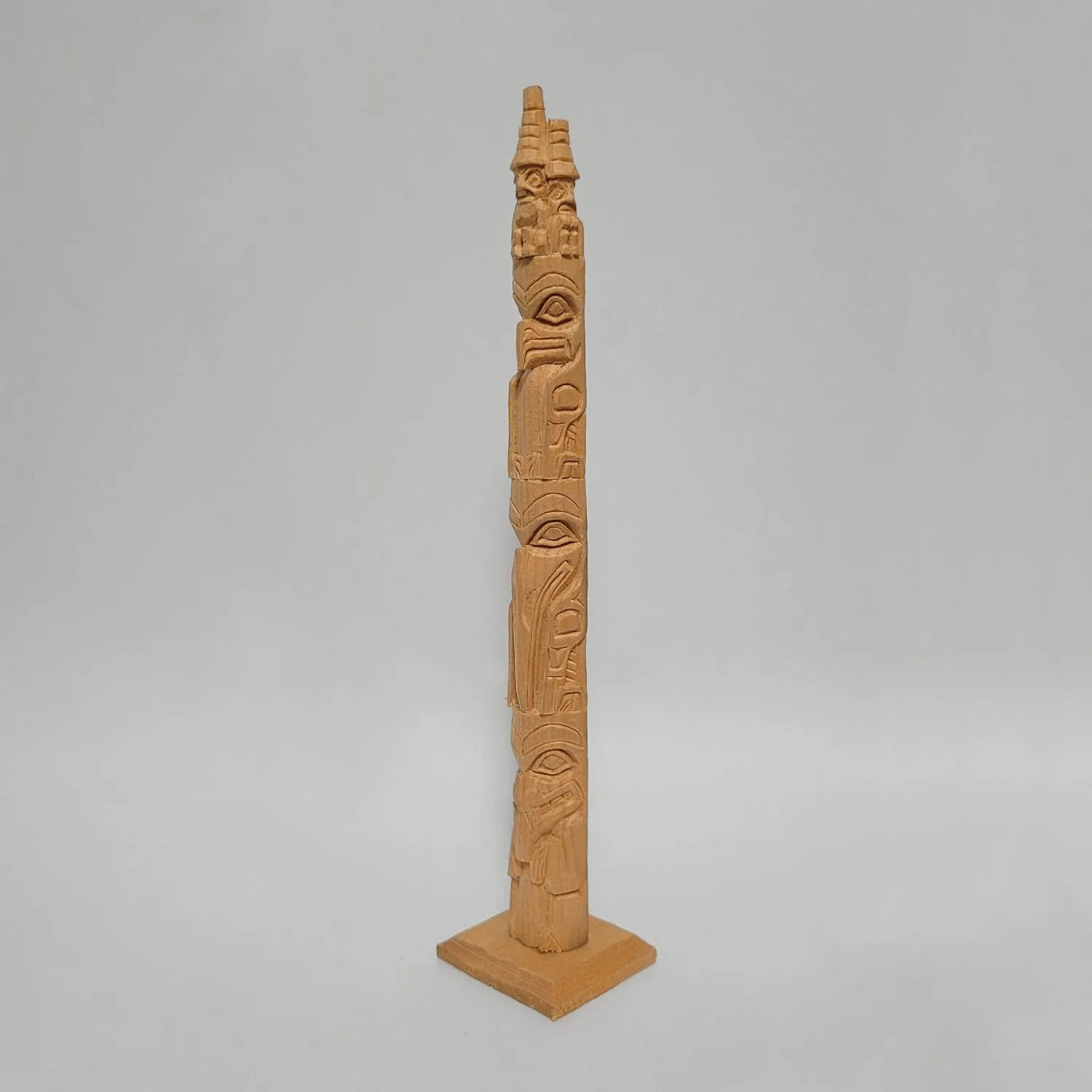 Miniature Haida Totem Poles