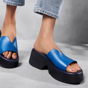 Modena Platforms in Blue For Women