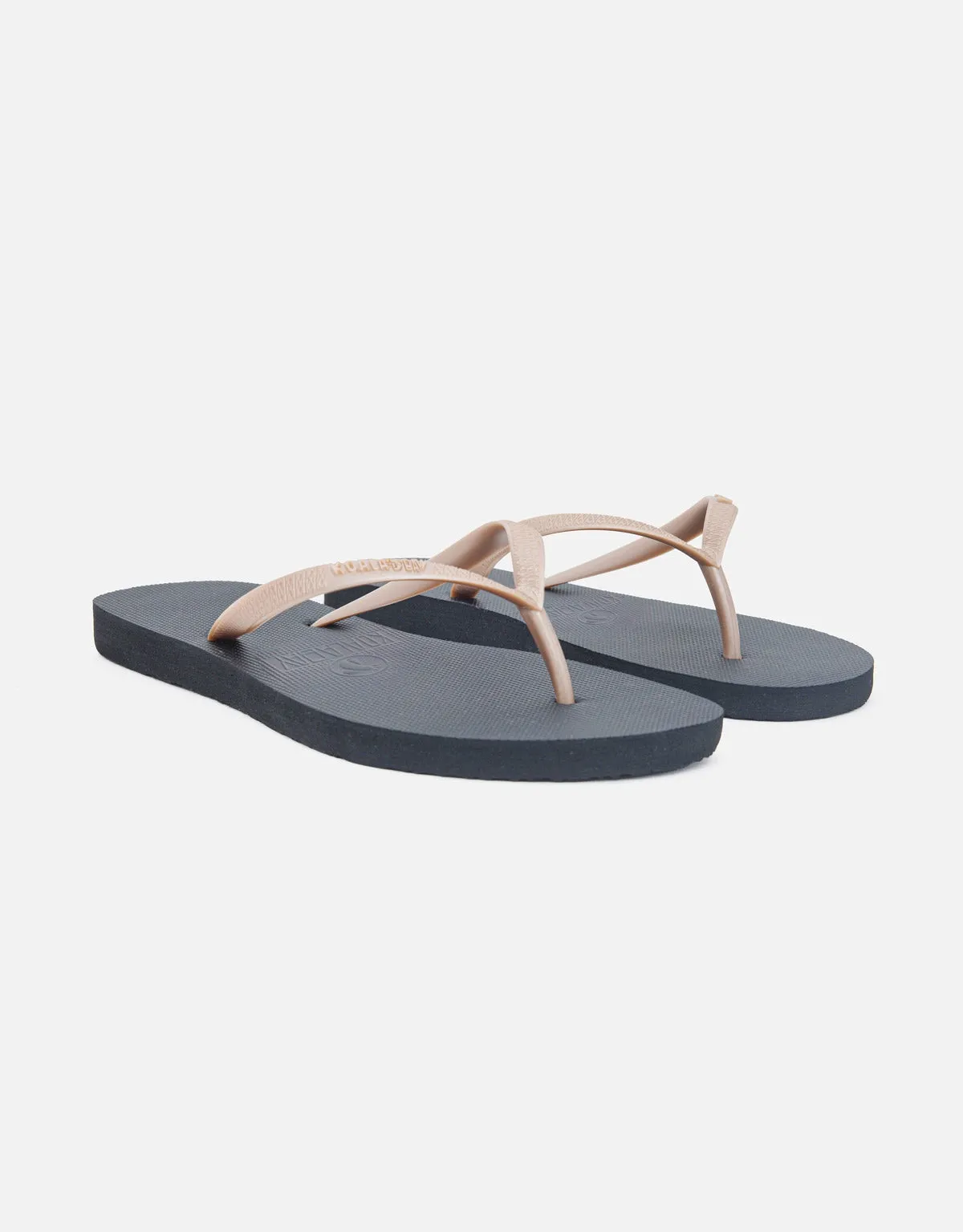 Mundaka Black and Gold Toe Flip Flop