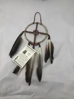 Navajo handcrafted Medicine Wheel 4” by Nathan Boyd