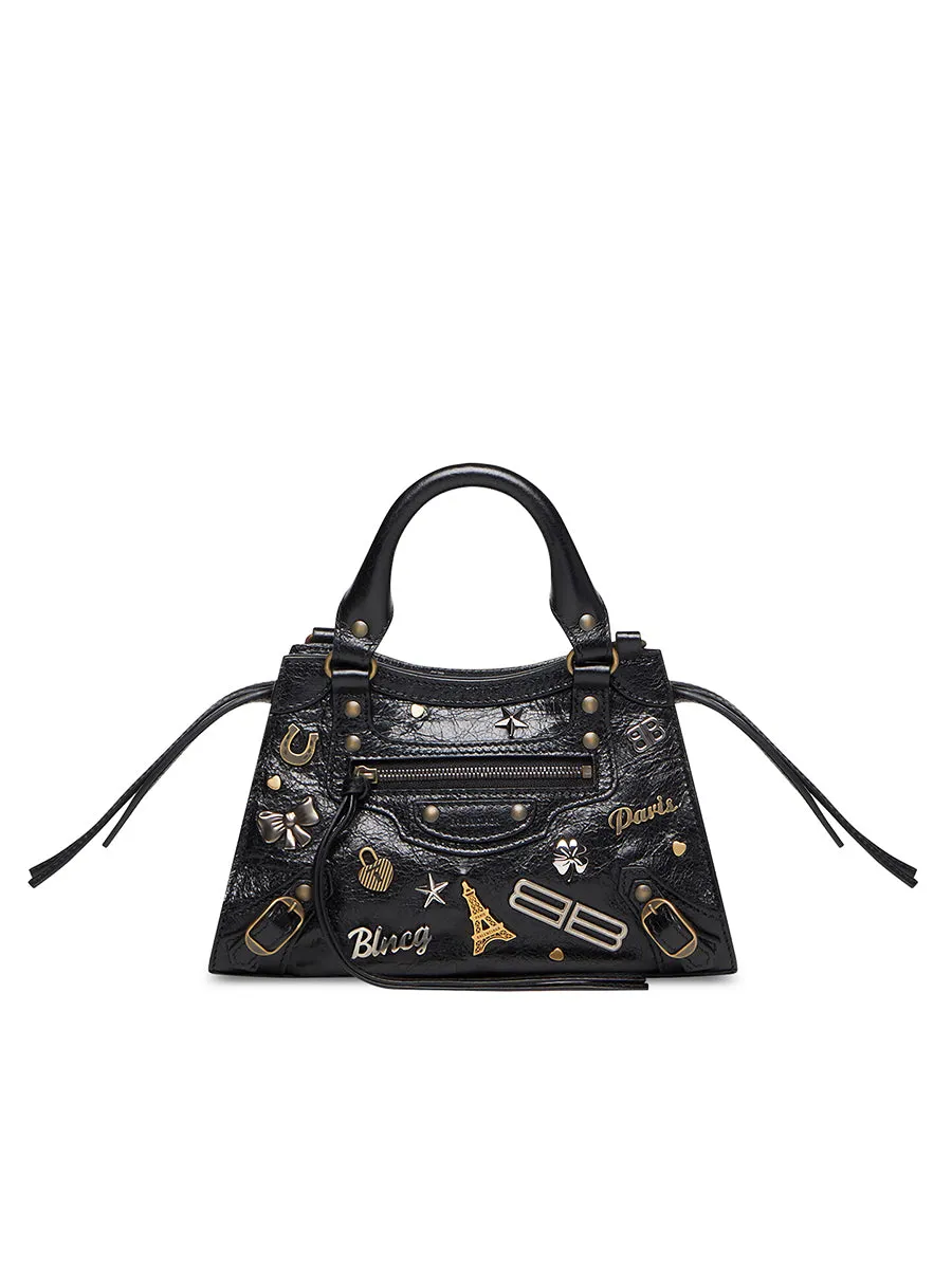 Neo Classic Mini Handbag With Pins